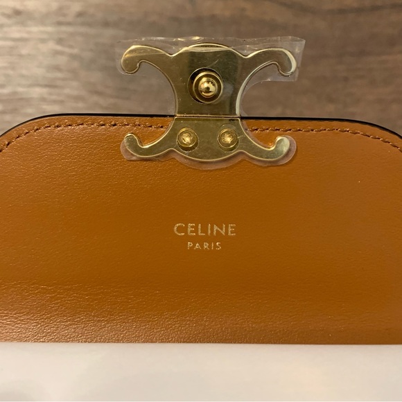 ❌SOLD❌ Celine Small Wallet Triomphe in Triomphe Canvas Tan - Picture 8 of 13